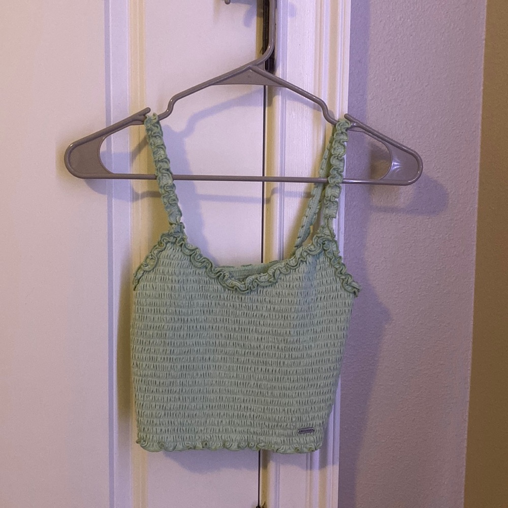 Green Hollister Tank Top